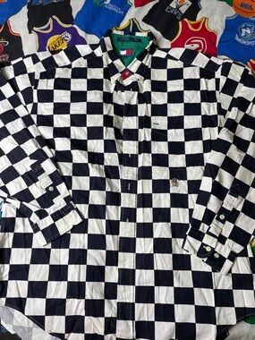 Vintage Tommy Hilfiger Checkered Long Sleeve shirt